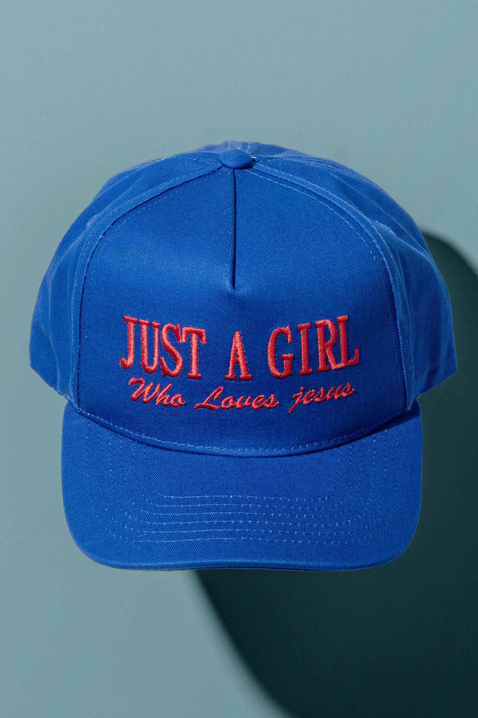 Just a Girl Who Loves Jesus Embroidered Cap