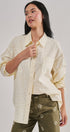 Soft Meadow Button-Down Shirt in CREAM - Women's Shirts & Blouses | Urban Daizy
