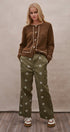 Wool Blend Sweater Cardigan with Statement Buttons in BROWN - Women's Cardigans & Shrugs | Urban Daizy