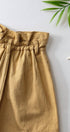 Urban Daizy Double Button Paper Bag Pleated Bermuda Shorts Beige Shorts - Women's (UDZ-PT-00015) – alternate view 7