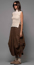 Urban Daizy Striped Ribbed Mock Neck Sleeveless Top Lt-Khaki Knit Top - Women's (UDZ-PT-00352) – alternate view 10