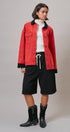 Oversized Utility Barn Jacket in RED - Women's Jackets & Blazers | Urban Daizy
