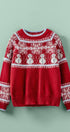 Graphic Fair Isle Wool Blend Sweater | wholesale knit sweater - women's | Urban Daizy