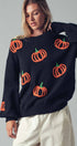 Urban Daizy Pumpkin Patch Balloon Sleeve Sweater Rust Knit Sweater - Women's (UDZ-TP-00814) – alternate view 14