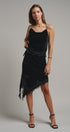 Midnight Lace Velvet Midi Skirt