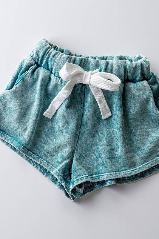 Cozy French Terry Drawstring Casual Lounge Athletic Shorts