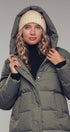 Urban Daizy Hooded Longline Channel-Quilted Puffer Coat Black Puffer Jacket - Women's (UDZ-KN-00657) – alternate view 5