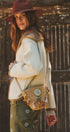 Dreamcatcher Tassel Crossbody in TAN - Women's Crossbody Bags | Urban Daizy