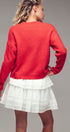 Rudolph Crewneck Knit Sweater in TAUPE	 - Women's Sweaters | Urban Daizy