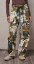 Camo Cargo Pants Wide Leg Patchwork Utility Streetwear in MULTI - Women's Casual Pants | Urban Daizy