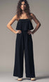 Urban Daizy Ruffled Bodice Wide Leg Jumpsuit Pink Jumpsuit - Women's (UDZ-JR-00021) – alternate view 30