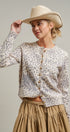 Muted Leopard Print Knit Button Cardigan in LEOPARD - Women's Cardigans & Shrugs | Urban Daizy