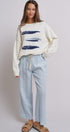 Seaside Sardine Oversized Summer Knit Sweater in IVORY - Women's Sweaters | Urban Daizy