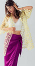 Urban Daizy Romantic Sheer Floral Embroidered Duster Length Kimono Yellow Kimono - Women's (UDZ-KN-00020) – alternate view 19