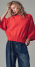 Urban Daizy Batwing Sleeve Sweater Top Black Knit Sweater - Women's (UDZ-KN-00652) – alternate view 4