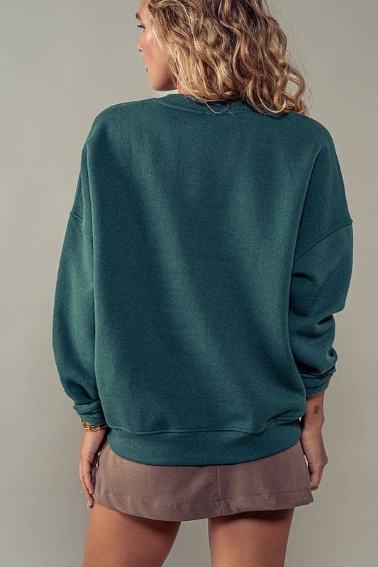 Los Angeles Graphic Crew Neck Sweatshirt