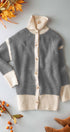 Urban Daizy Contrast Trim Collared Sweater Cardigan Brown Cardigan - Women's (UDZ-TP-00814) – alternate view 11
