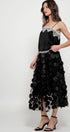 Urban Daizy Polka Dot Tulle Midi Skirt with Elastic Waist Black Skirt - Women's (UDZ-SK-00104) – alternate view 19