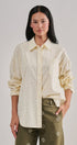 Soft Meadow Button-Down Shirt in CREAM - Women's Shirts & Blouses | Urban Daizy
