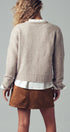 Urban Daizy Lace Trim Wool Blend Cardigan Pastel-Blue Cardigan - Women's (UDZ-KN-00652) – alternate view 25