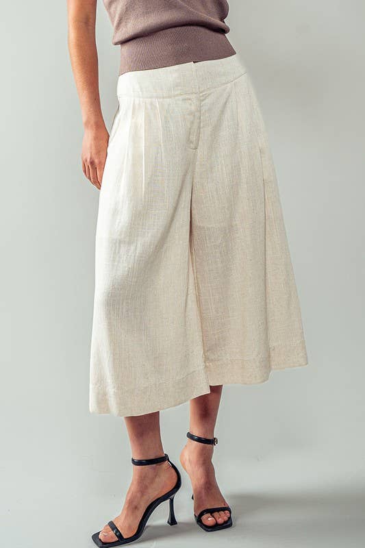 Urban Daizy Bohemian Extra Wide Leg Ankle Length Pull On Pants Blue Pants - Women's (UDZ-PT-00243) – alternate view 3