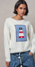 Lighthouse Knit Sweater in IVORY - Women's Sweaters | Urban Daizy