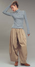 Classic Striped Long Sleeve Turtleneck Top in IVORY NAVY - Women's T-Shirts & Polos | Urban Daizy