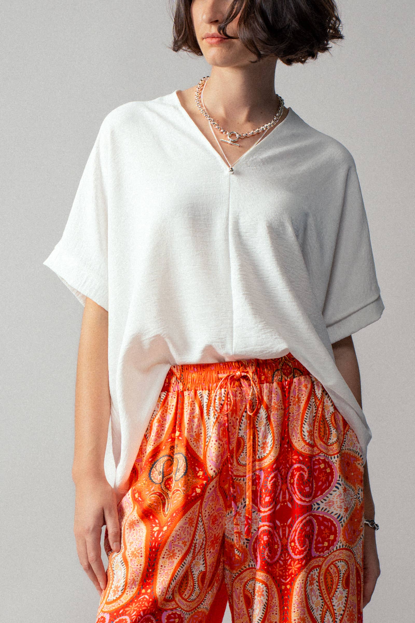 Breezy Airflow V-Neck Top