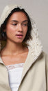 Oversized Hooded Zip-Front Cotton Jacket in KHAKI - Women's Jackets & Blazers | Urban Daizy