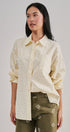 Soft Meadow Button-Down Shirt in CREAM - Women's Shirts & Blouses | Urban Daizy