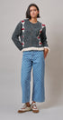 Alpine Bow Ruffle Cardigan