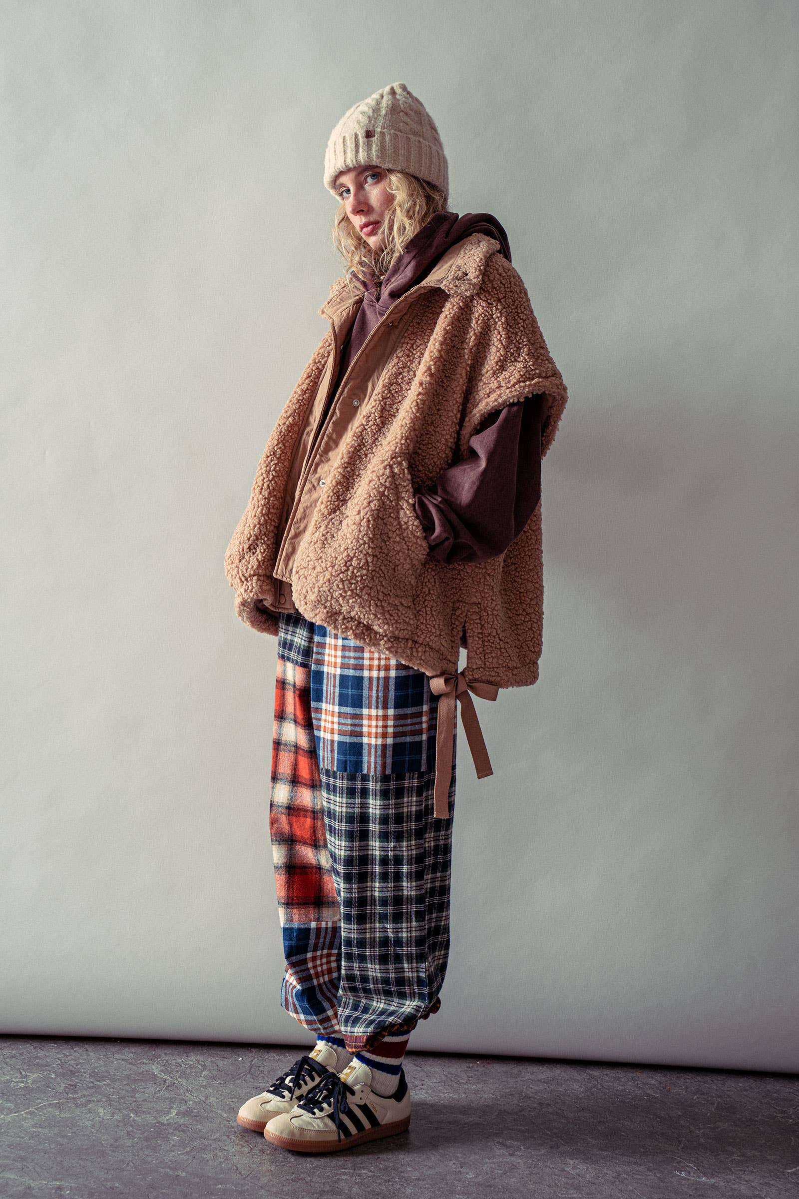 Urban Daizy Mixed Plaid Patchwork Boho Jogger Pants Multi Pants - Women's (UDZ-PT-00355) – alternate view 13