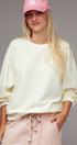 Urban Daizy Oversized Vintage Wash Ribbed Cotton Sweater Charcoal Sweatshirt - Women's (UDZ-KN-00544) – alternate view 12