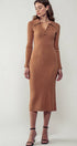 Urban Daizy Ribbed Collared Button Front Midi Sweater Dress H-Grey Dress - Women's (UDZ-DR-00328) – alternate view 8