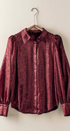 Statement Luminous Volume-Sleeve Blouse