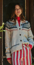 Fair Isle Nordic Toggle Knit Cardigan | wholesale cardigan - women's | Urban Daizy