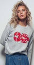 Urban Daizy Embroidered Red Lobster Nautical Statement Sweater Ivory Knit Sweater - Women's (UDZ-KN-00600) – alternate…