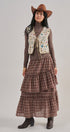 The Folklore Tapestry Vest in BEIGE MULTI - Women's Vests | Urban Daizy
