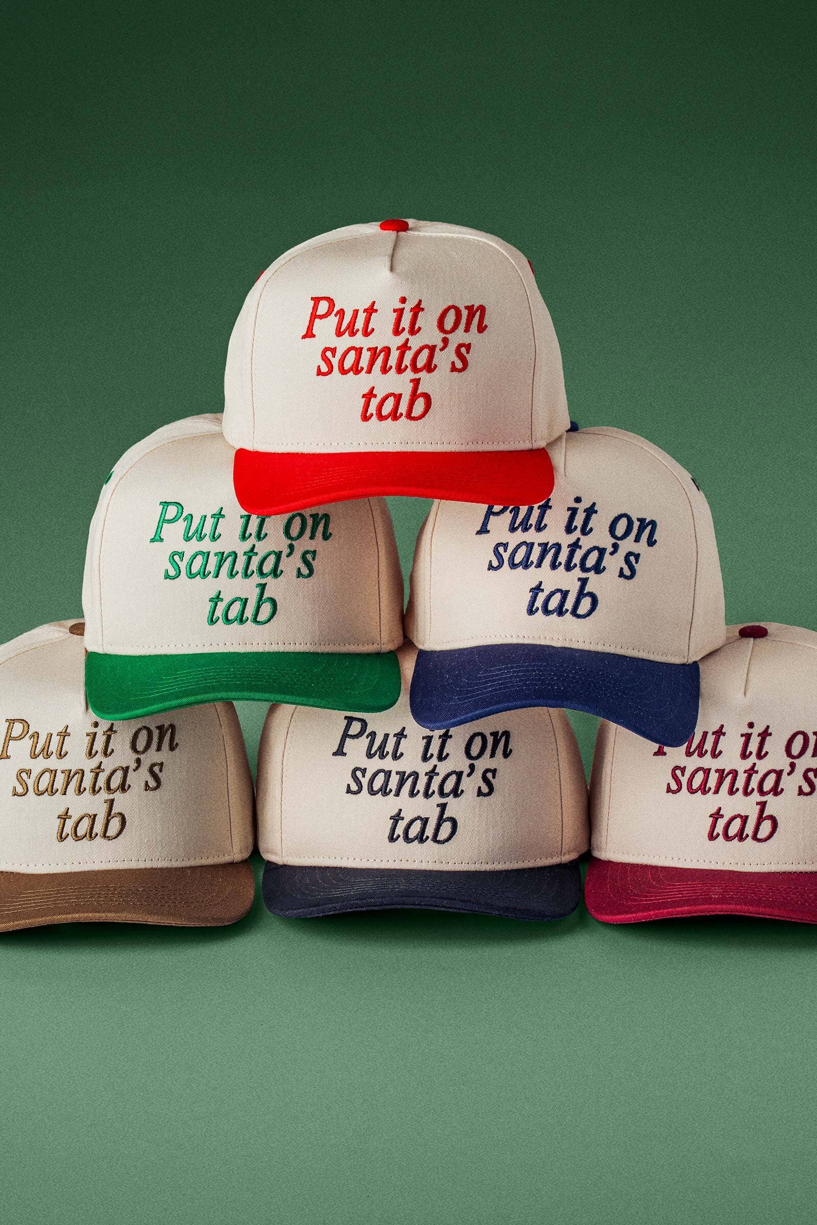 Festive Holiday Script Embroidered Trucker Cap