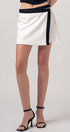 Urban Daizy Asymmetric Waistband Contrast Mini Skirt Black Skirt - Women's (UDZ-SK-00126) – alternate view 6