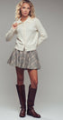 Urban Daizy Recycled Blend Collared Knit Cardigan Charcoal Cardigan - Women's (UDZ-KN-00656) – alternate view 12