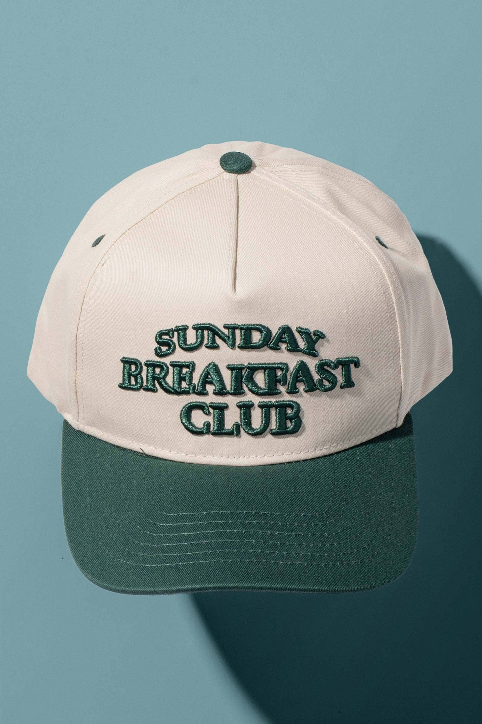 Sunday Breakfast Club Embroidered Two-Tone Trucker Hat