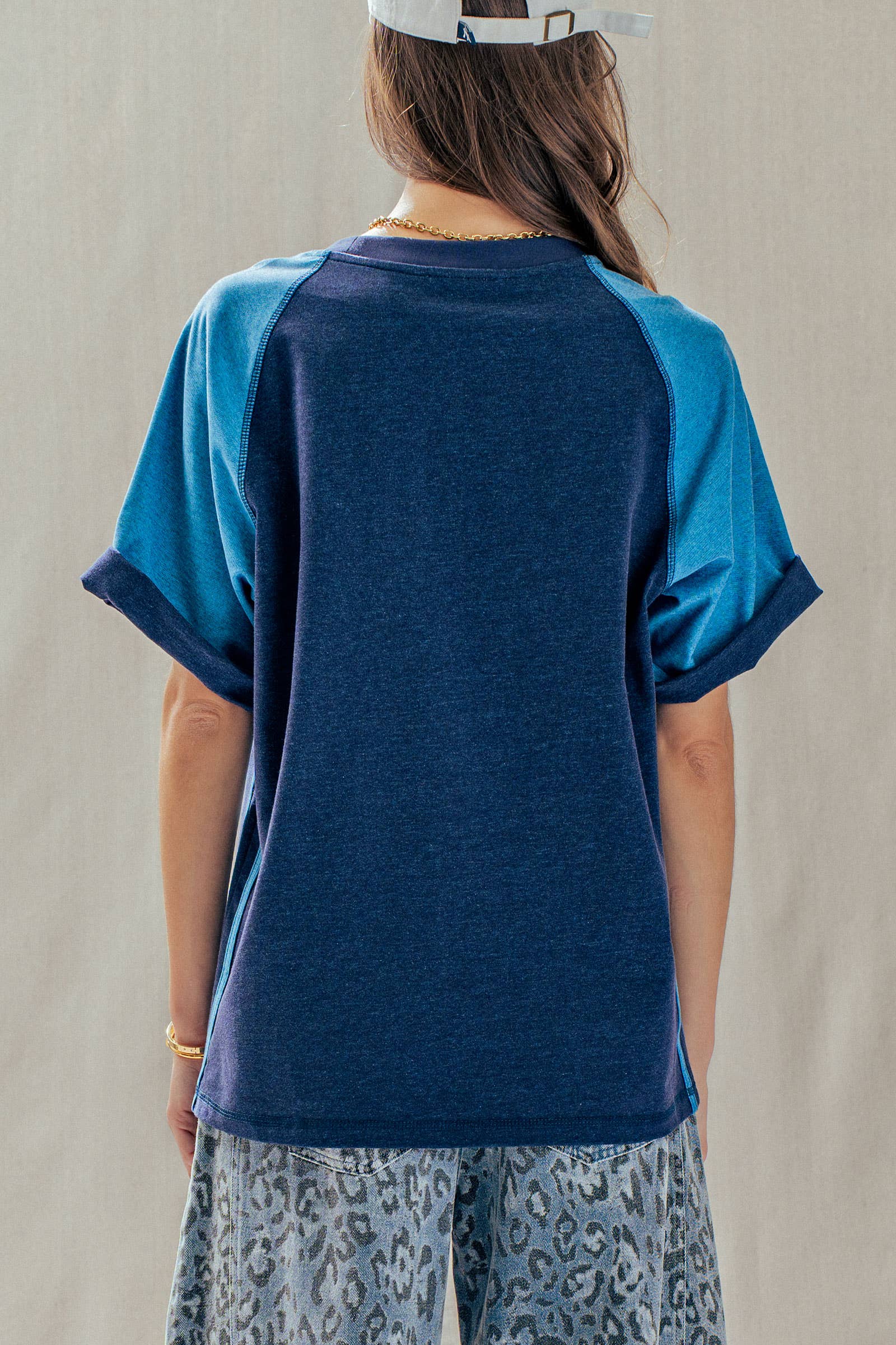 Vintage Varsity Graphic Raglan Sleeve Tee
