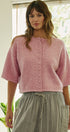 Soft Touch Elbow-Length Knit Cardigan in PINK - Women's Cardigans & Shrugs | Urban Daizy