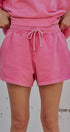 Cotton Blend Knit Lounge Shorts With Elastic Waistband | wholesale pants | Urban Daizy