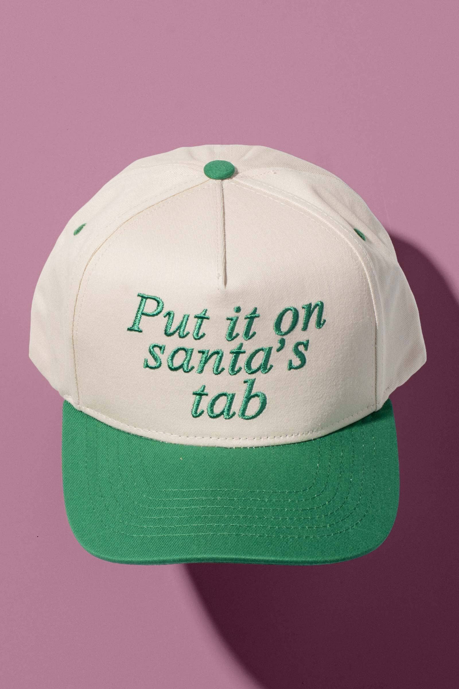 Festive Holiday Script Embroidered Trucker Cap