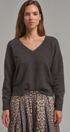Drop Shoulder Ribbed Knit Sweater