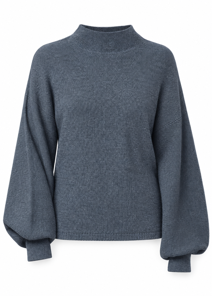 Soft Focus Mock Neck Sweater