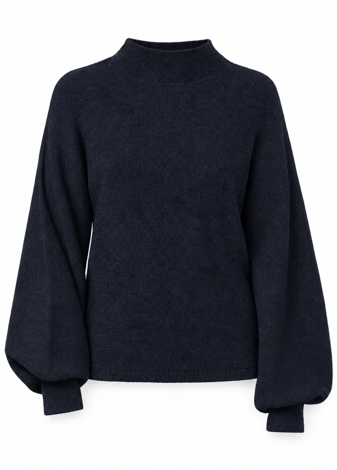 Soft Focus Mock Neck Sweater