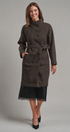Quiet Luxe Napoleon Collar Coat